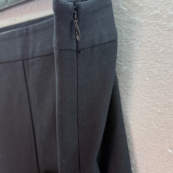 Derek Lam - women’s Lucia split Cuffs pants black cotton blend banded waist SZ 8 - Picture 6 of 8